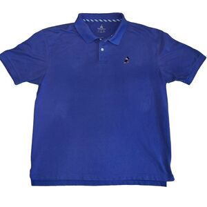 DisneyParks Mickey Mouse Polo Shirt Men's Large Blue Short Sleeve Colored Mickey